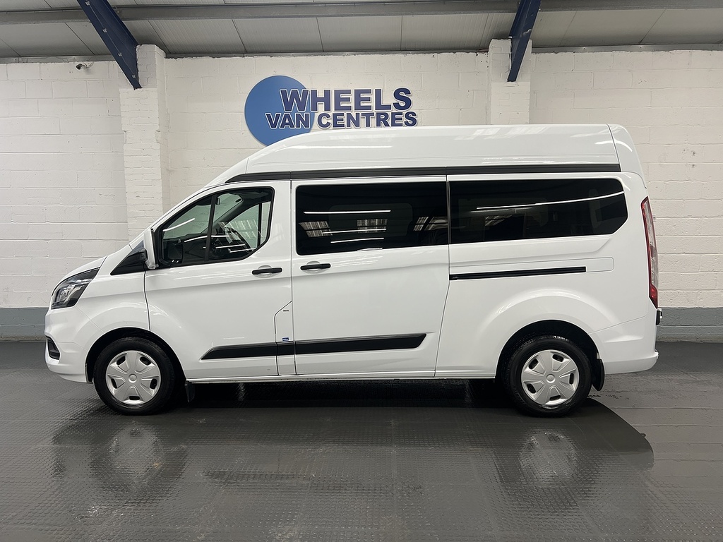 Ford Transit Custom 320 Ecoblue 130 Bhp L2 High Roof Trend 9 BK73LVW White #2