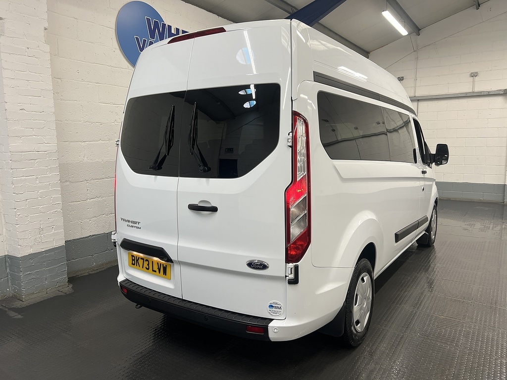 Ford Transit Custom 320 Ecoblue 130 Bhp L2 High Roof Trend 9 BK73LVW White #5