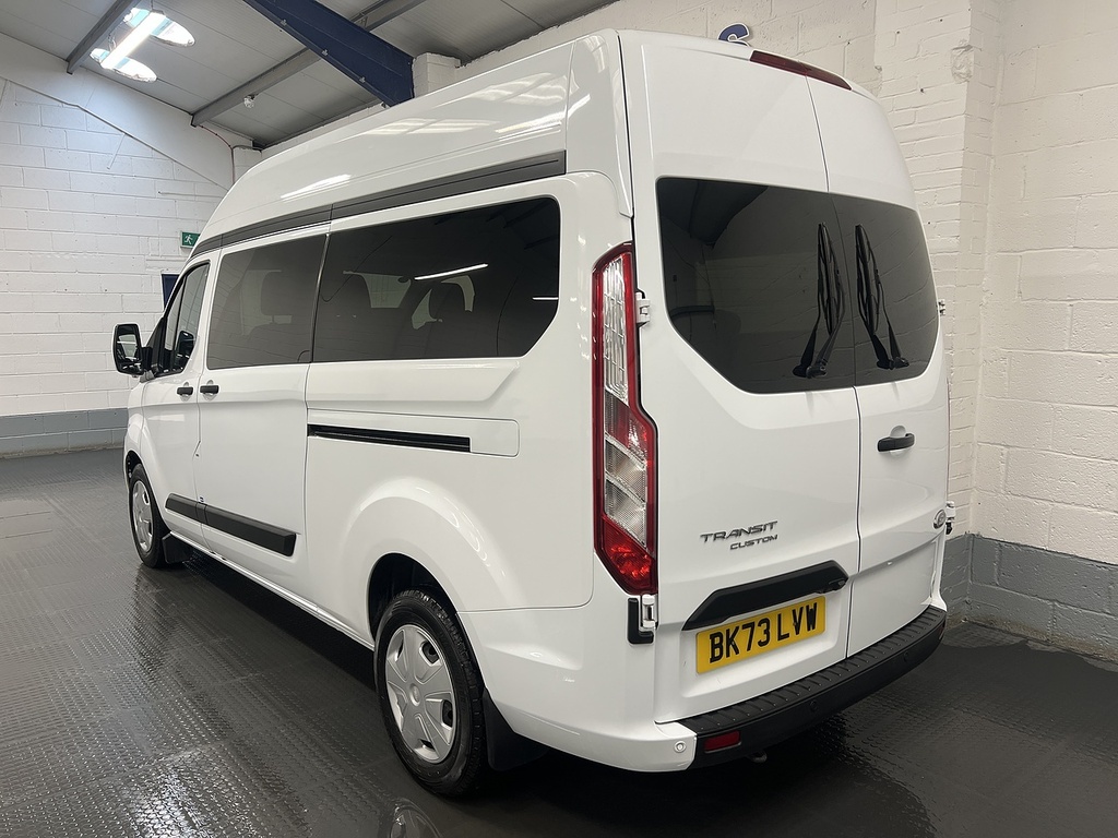 Ford Transit Custom 320 Ecoblue 130 Bhp L2 High Roof Trend 9 BK73LVW White #3