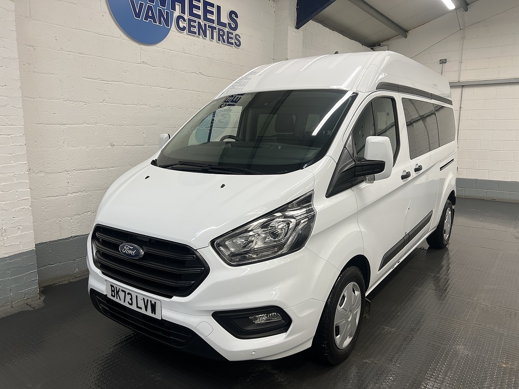 Ford Transit Custom 320 Ecoblue 130 Bhp L2 High Roof Trend 9 BK73LVW White