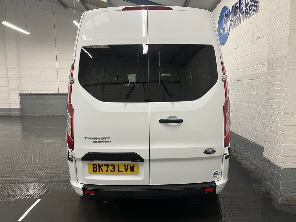 Ford Transit Custom 320 Ecoblue 130 Bhp L2 High Roof Trend 9 BK73LVW White #4