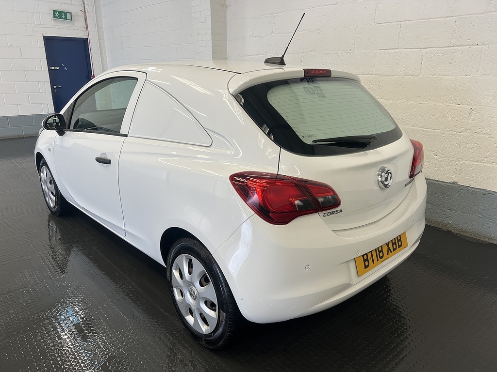 Vauxhall Corsa 1.3 Cdti Ecoflex Car Derived Van BT18XBB White #3