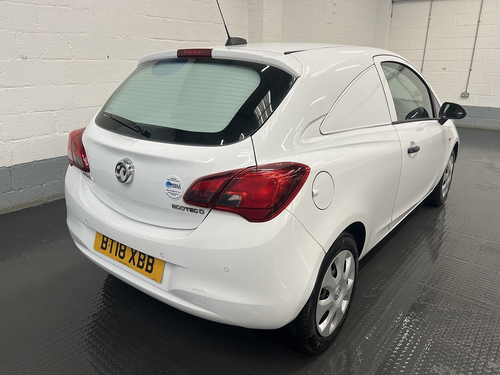 Vauxhall Corsa 1.3 Cdti Ecoflex Car Derived Van BT18XBB White #5