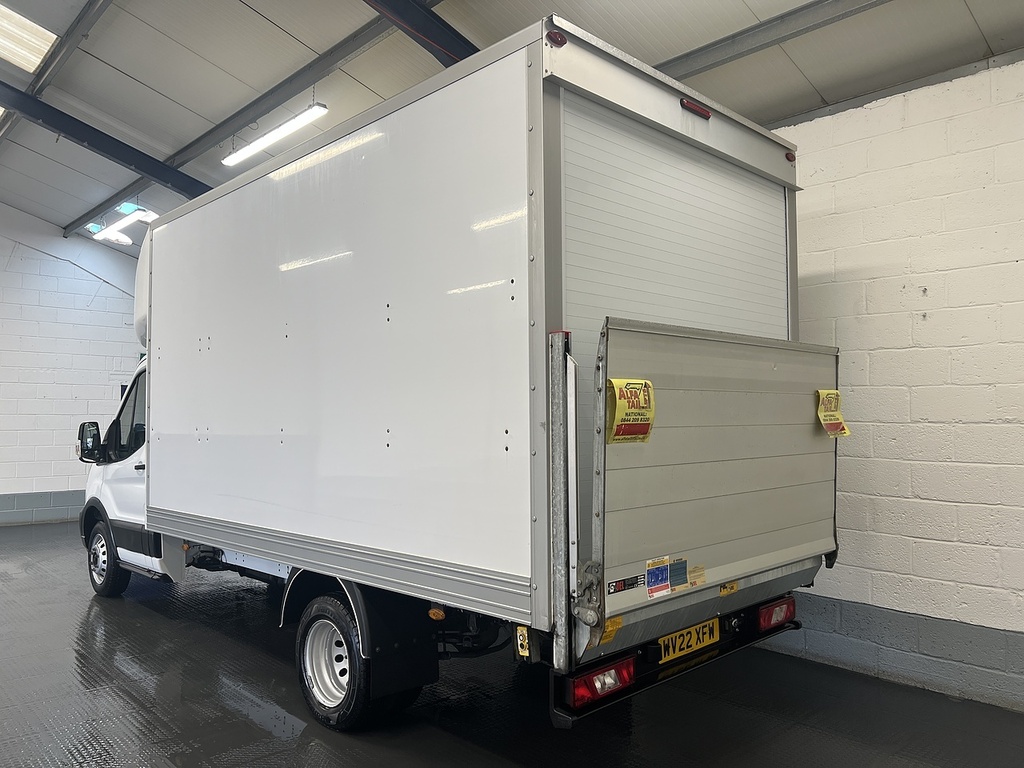 Ford Transit Custom 2.0 350 Ecoblue Leader Luton Van WV22XFW White #3