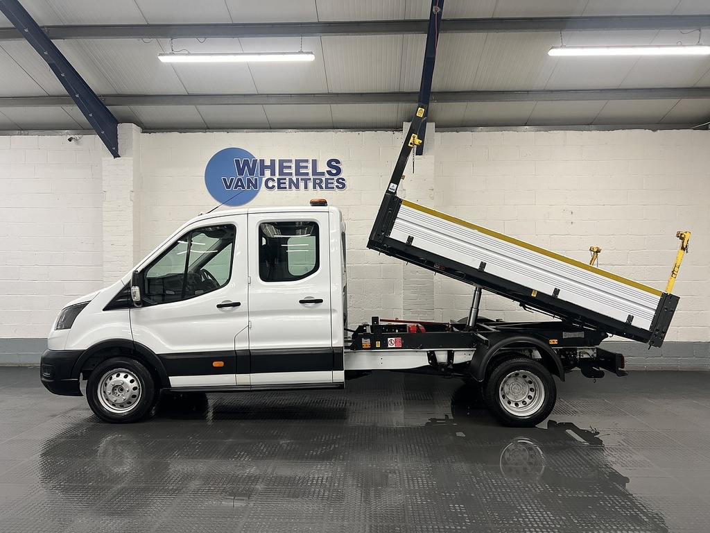 Ford Transit Custom 350 Ecoblue Leader 2.0 Tipper FL71DJV White #2