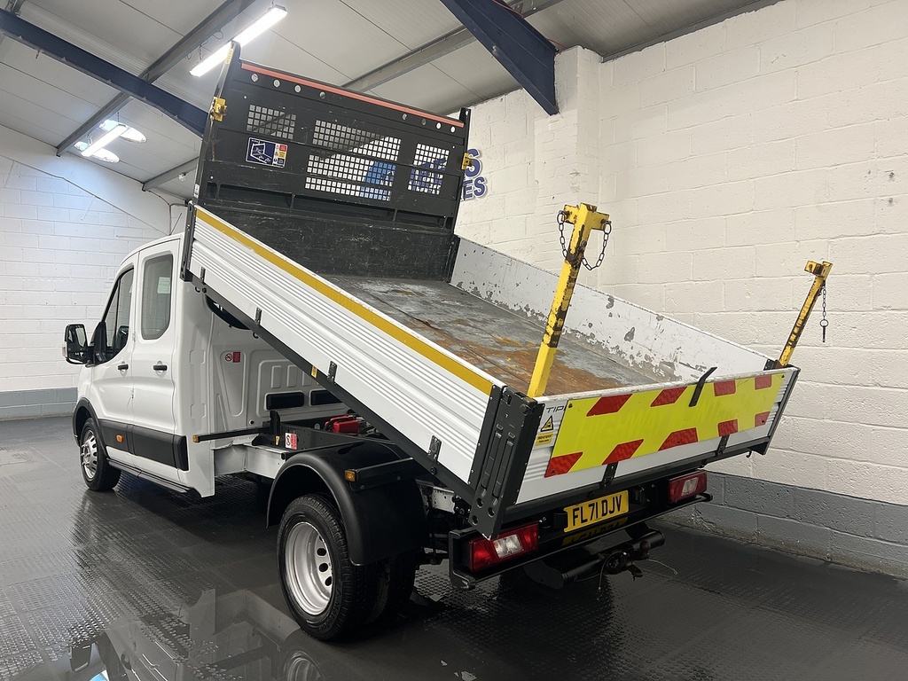 Ford Transit Custom 350 Ecoblue Leader 2.0 Tipper FL71DJV White #3