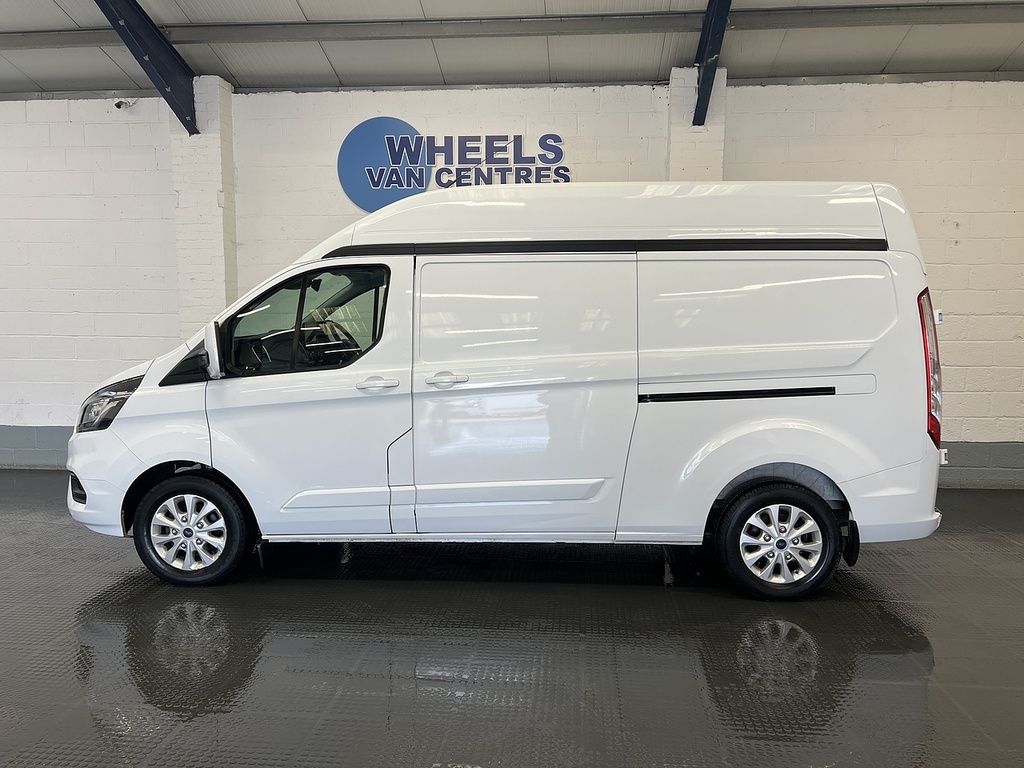 Ford Transit Custom 2.0 300 Ecoblue Mhev Limited Panel Van MT72VFN White #2