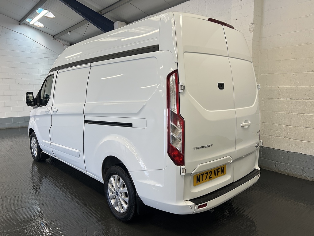 Ford Transit Custom 2.0 300 Ecoblue Mhev Limited Panel Van MT72VFN White #3