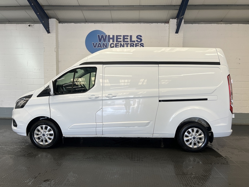 Ford Transit Custom 2.0 300 Ecoblue Mhev Limited Panel Van MT72VDN White #2