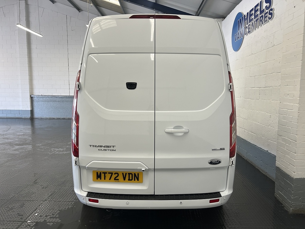 Ford Transit Custom 2.0 300 Ecoblue Mhev Limited Panel Van MT72VDN White #4