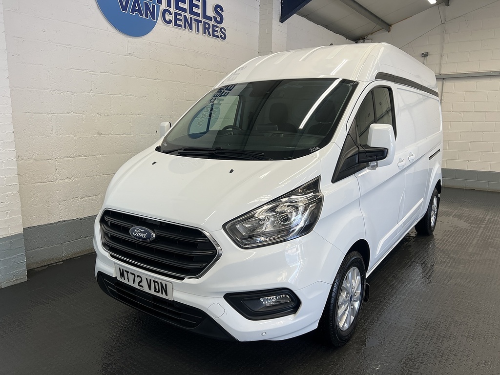 Ford Transit Custom 2.0 300 Ecoblue Mhev Limited Panel Van MT72VDN White