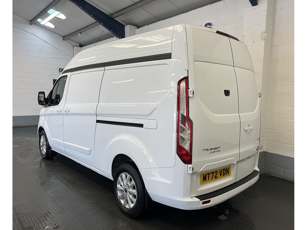 Ford Transit Custom 2.0 300 Ecoblue Mhev Limited Panel Van MT72VDN White #3