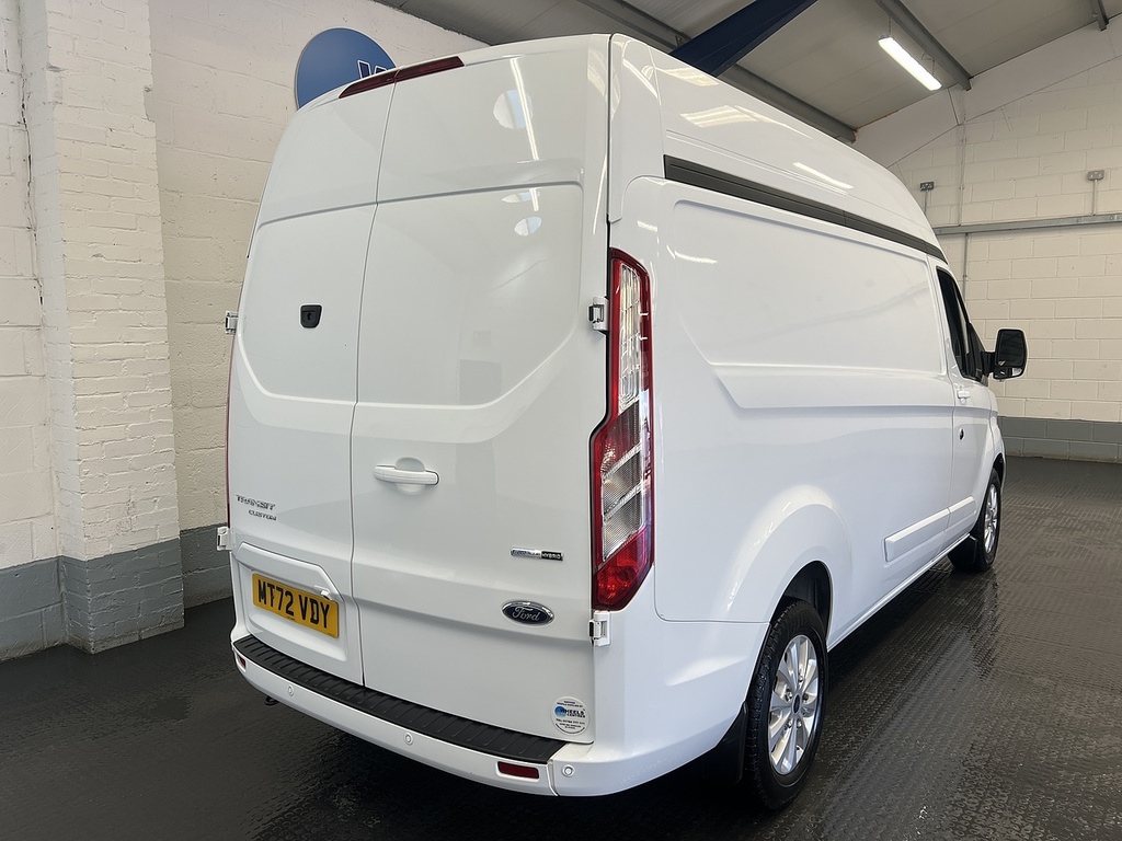 Ford Transit Custom 2.0 300 Ecoblue Mhev Limited Panel Van MT72VDY White #5