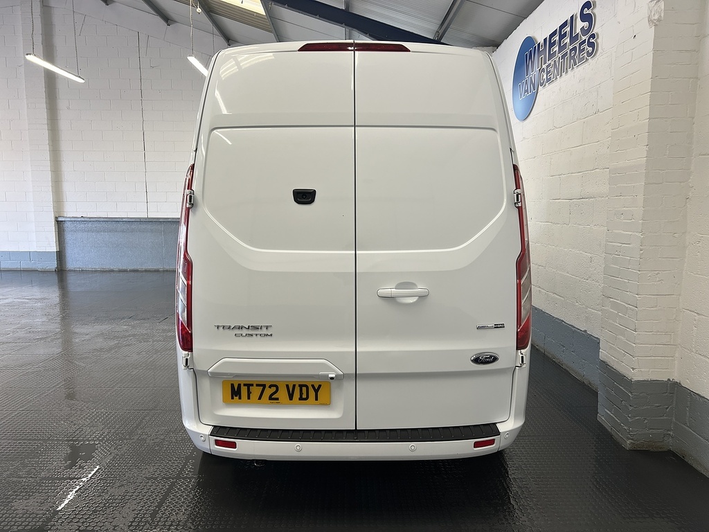Ford Transit Custom 2.0 300 Ecoblue Mhev Limited Panel Van MT72VDY White #4