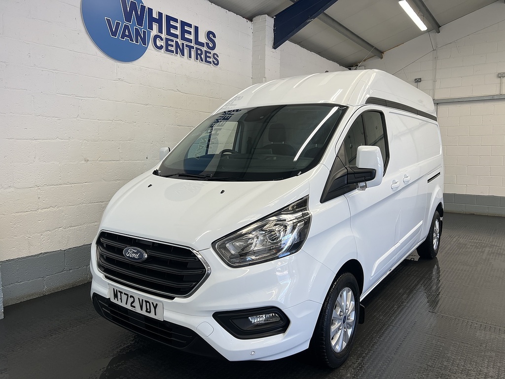 Ford Transit Custom 2.0 300 Ecoblue Mhev Limited Panel Van MT72VDY White