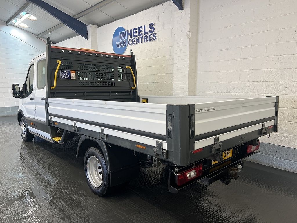Ford Transit Custom 350 Ecoblue Leader 2.0 Dropside MM72XKF White #3