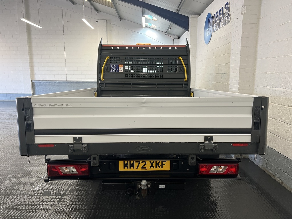 Ford Transit Custom 350 Ecoblue Leader 2.0 Dropside MM72XKF White #4