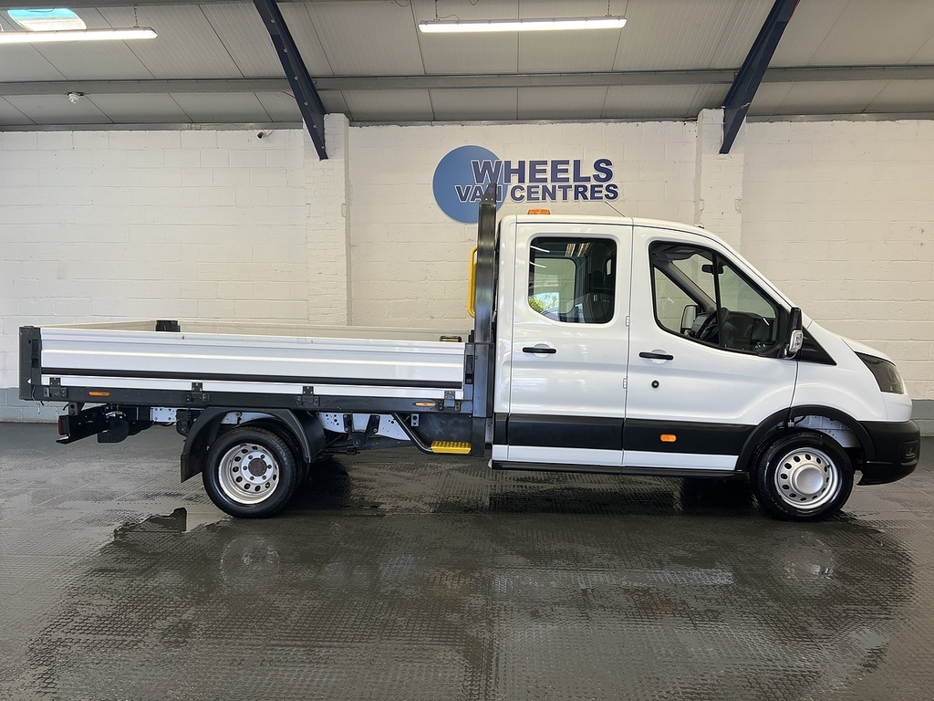 Ford Transit Custom 350 Ecoblue Leader 2.0 Dropside MM72XKF White #6