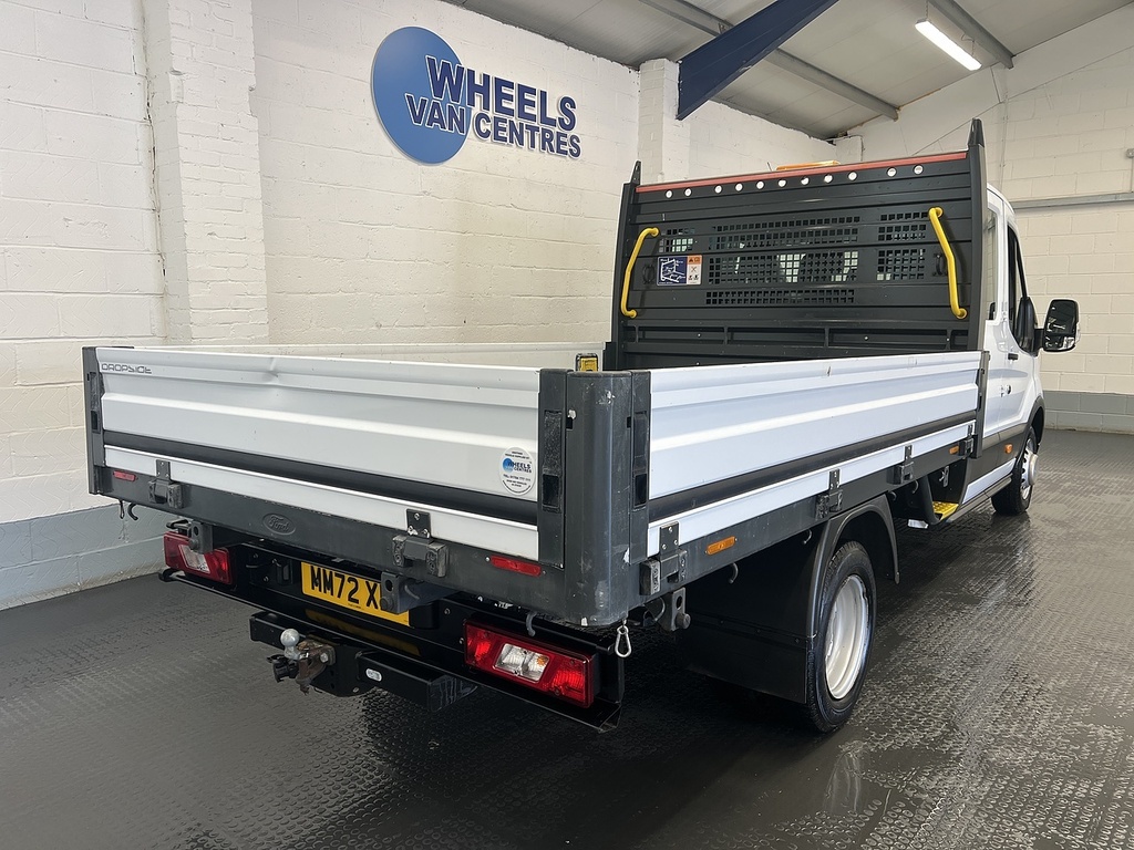 Ford Transit Custom 350 Ecoblue Leader 2.0 Dropside MM72XKF White #5