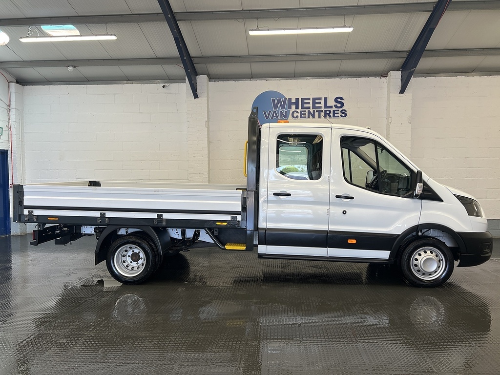 Ford Transit Custom 350 Ecoblue Leader 2.0 Dropside MW72VRX White #6