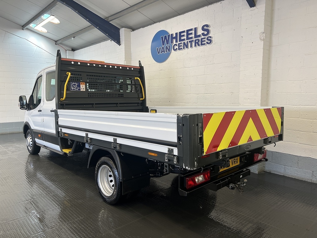 Ford Transit Custom 350 Ecoblue Leader 2.0 Dropside MW72VRX White #3