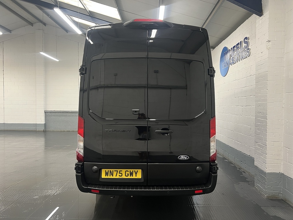 Ford Transit Custom 2.0 350 Ecoblue Limited Panel Van Manua WN75GWY Black #4