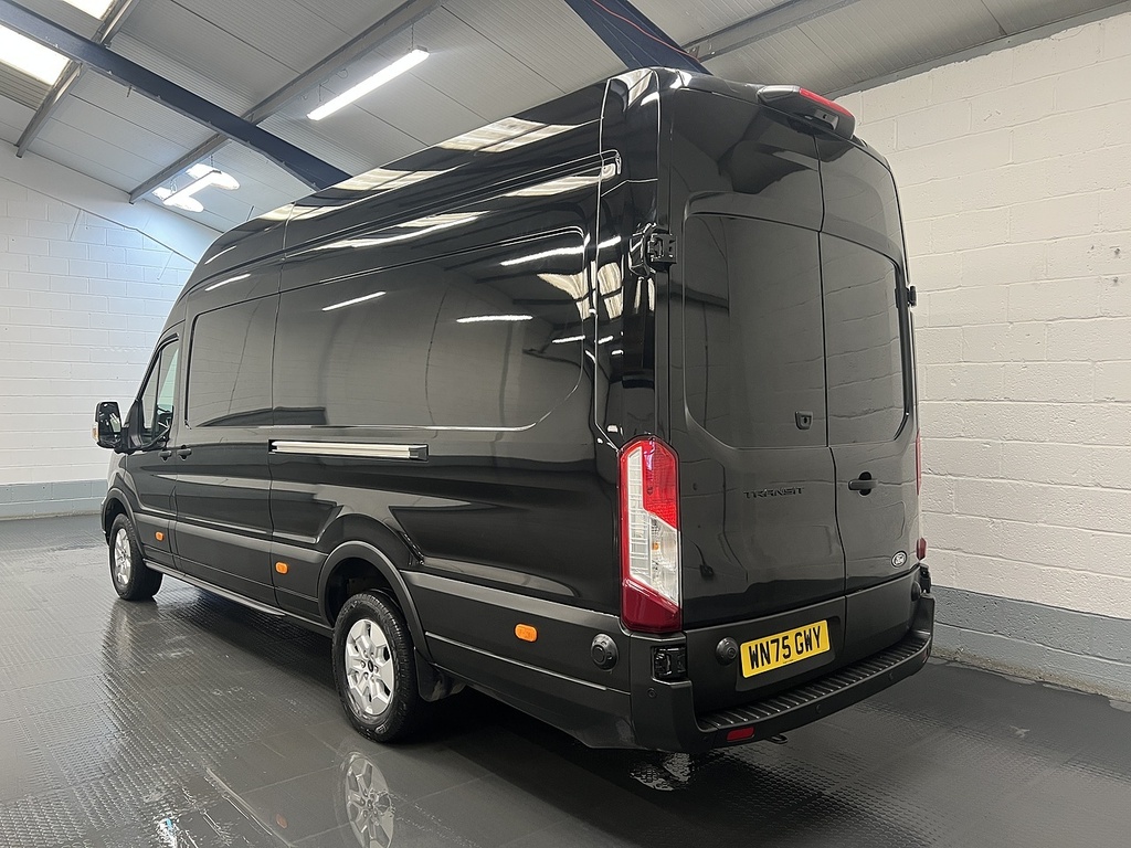Ford Transit Custom 2.0 350 Ecoblue Limited Panel Van Manua WN75GWY Black #3