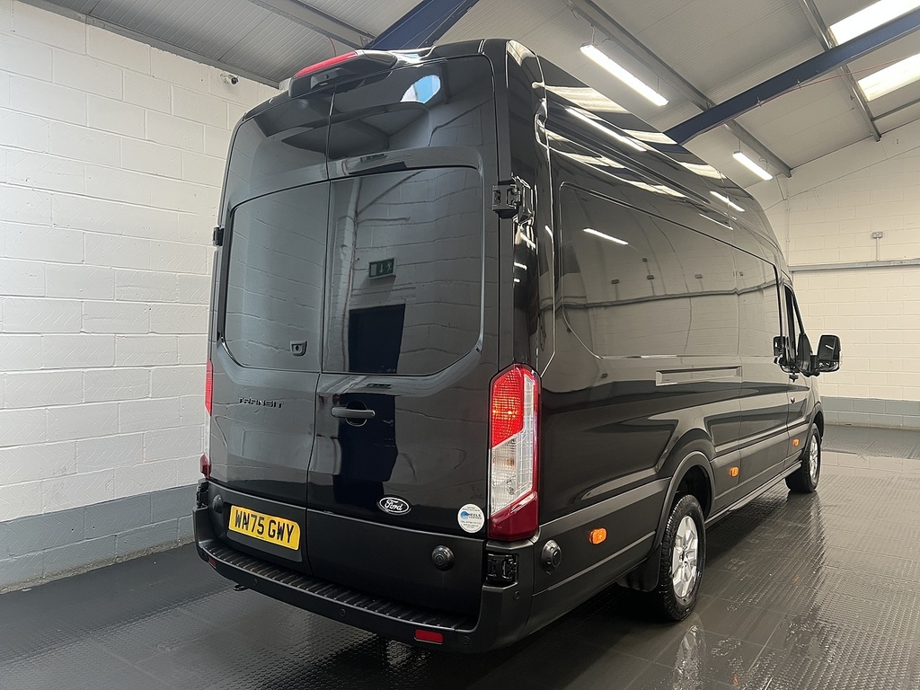 Ford Transit Custom 2.0 350 Ecoblue Limited Panel Van Manua WN75GWY Black #5