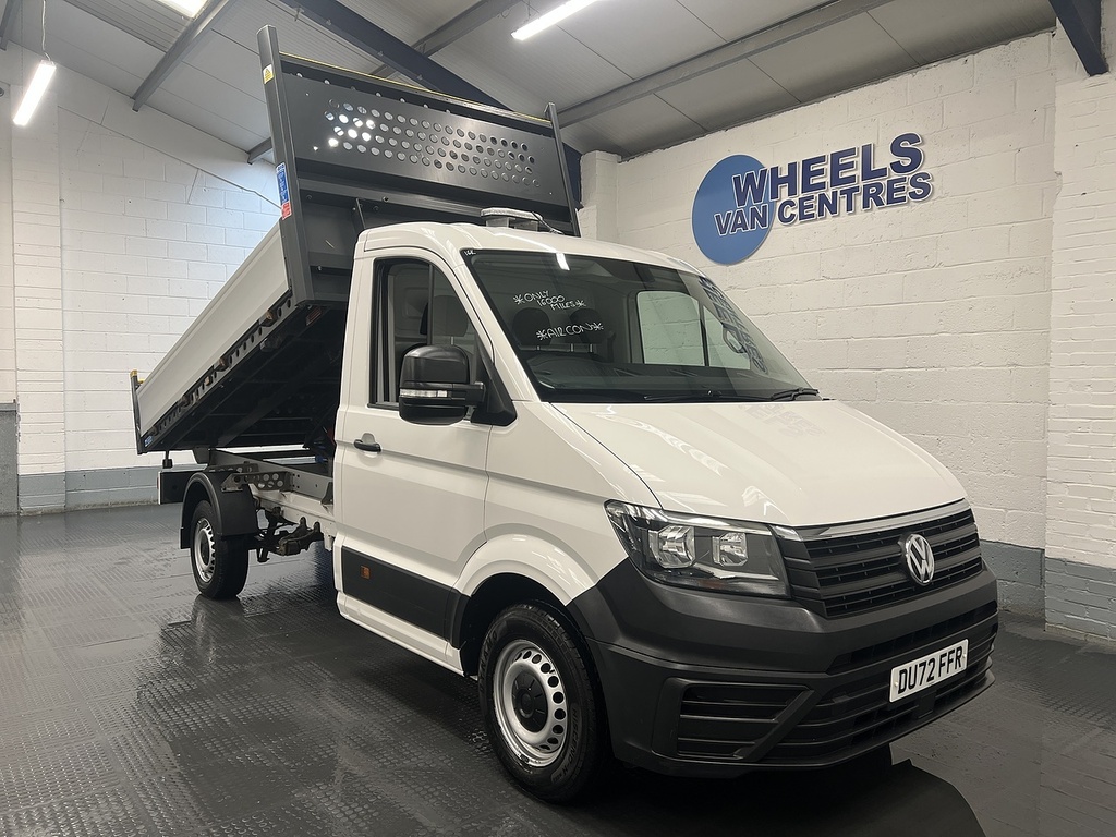 Volkswagen Crafter 2.0 Tdi Cr35 Startline Tipper Fw White #5