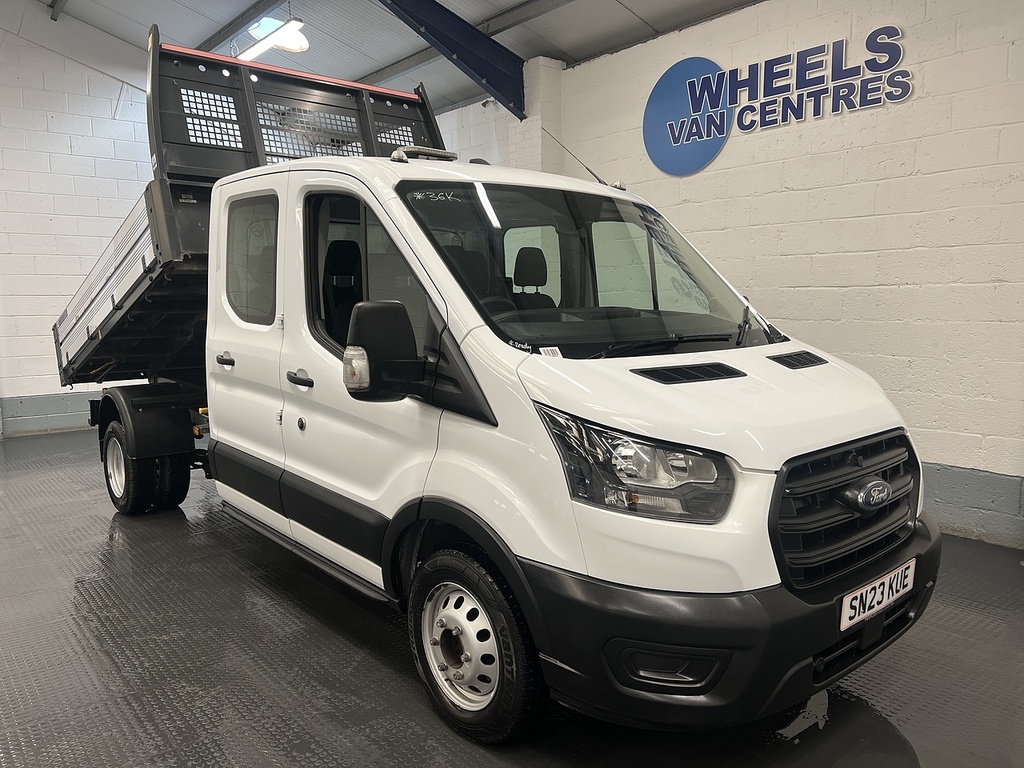 Ford Transit Custom 350 Ecoblue Leader 2.0 Tipper SN23KUE White #6