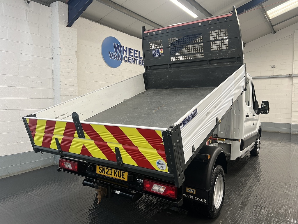 Ford Transit Custom 350 Ecoblue Leader 2.0 Tipper SN23KUE White #4