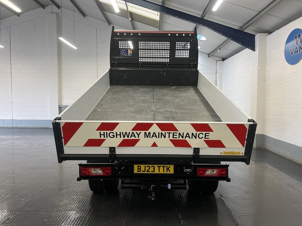Ford Transit Custom 350 Ecoblue Leader L2 Trw Tipper 2.0 Tipper Ma BJ23TTK White #3