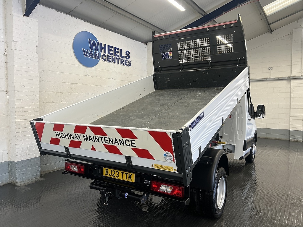 Ford Transit Custom 350 Ecoblue Leader L2 Trw Tipper 2.0 Tipper Ma BJ23TTK White #4