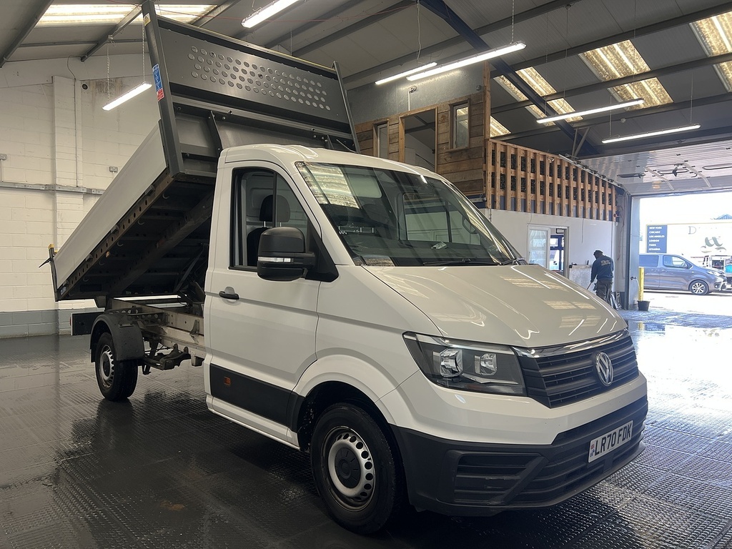 Volkswagen Crafter Crafter Single Cab Euro 6 Tipper 2.0 Tipper Ma White #3