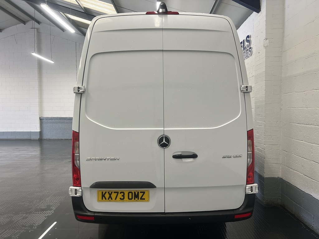 Mercedes-Benz Sprinter 2.0 315 Cdi Progressive Panel Van Manua KX73OMZ White #3