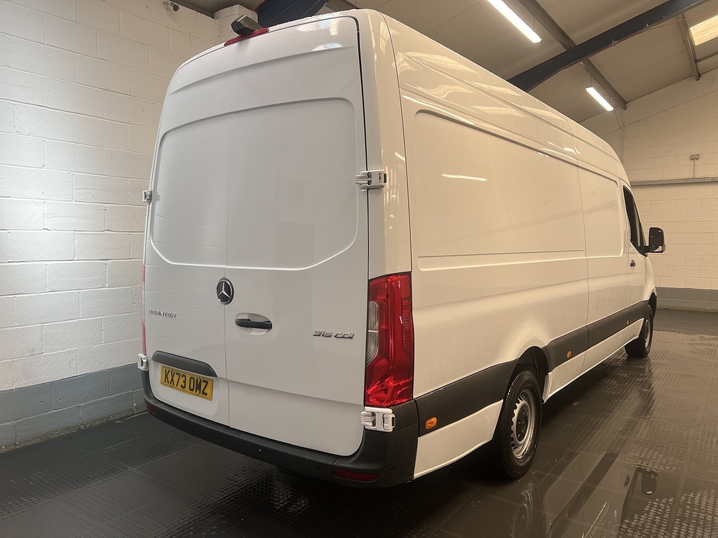 Mercedes-Benz Sprinter 2.0 315 Cdi Progressive Panel Van Manua KX73OMZ White #4