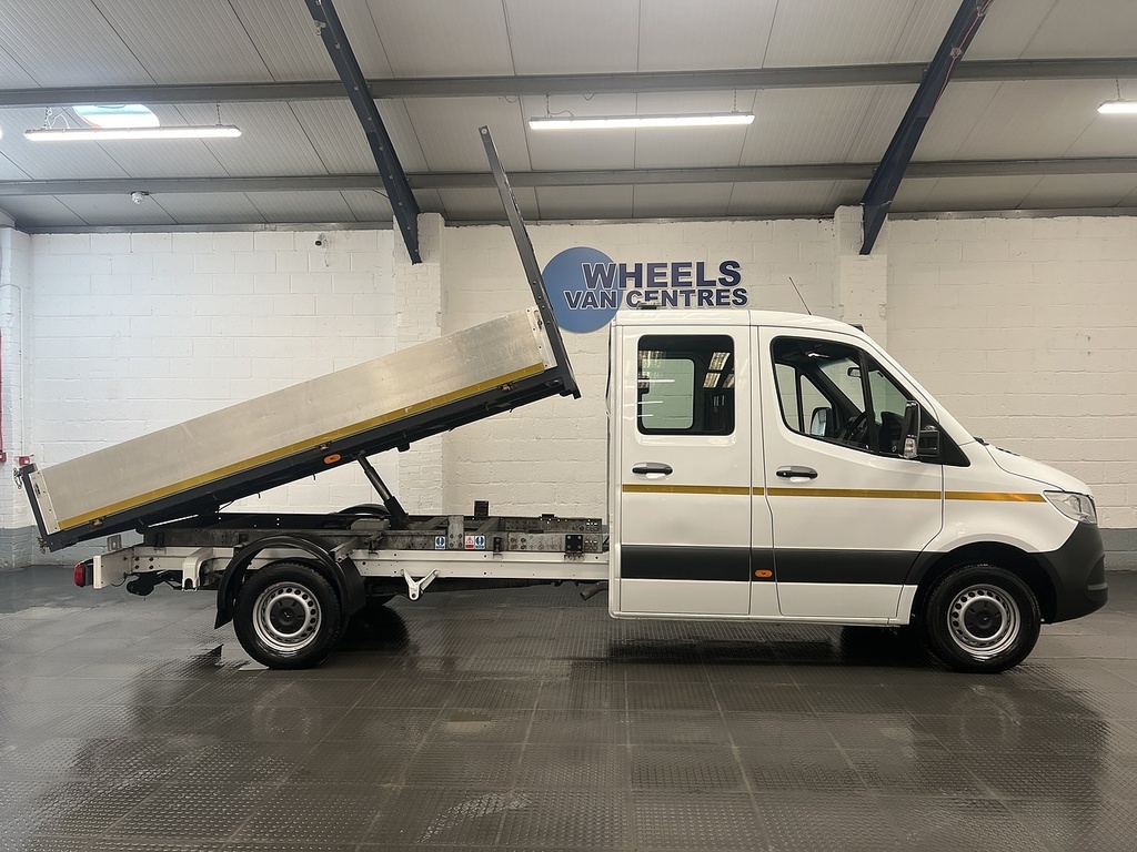 Mercedes-Benz Sprinter 2.1 314 Cdi Double Cab Tipper Rw KS23NLL White #3