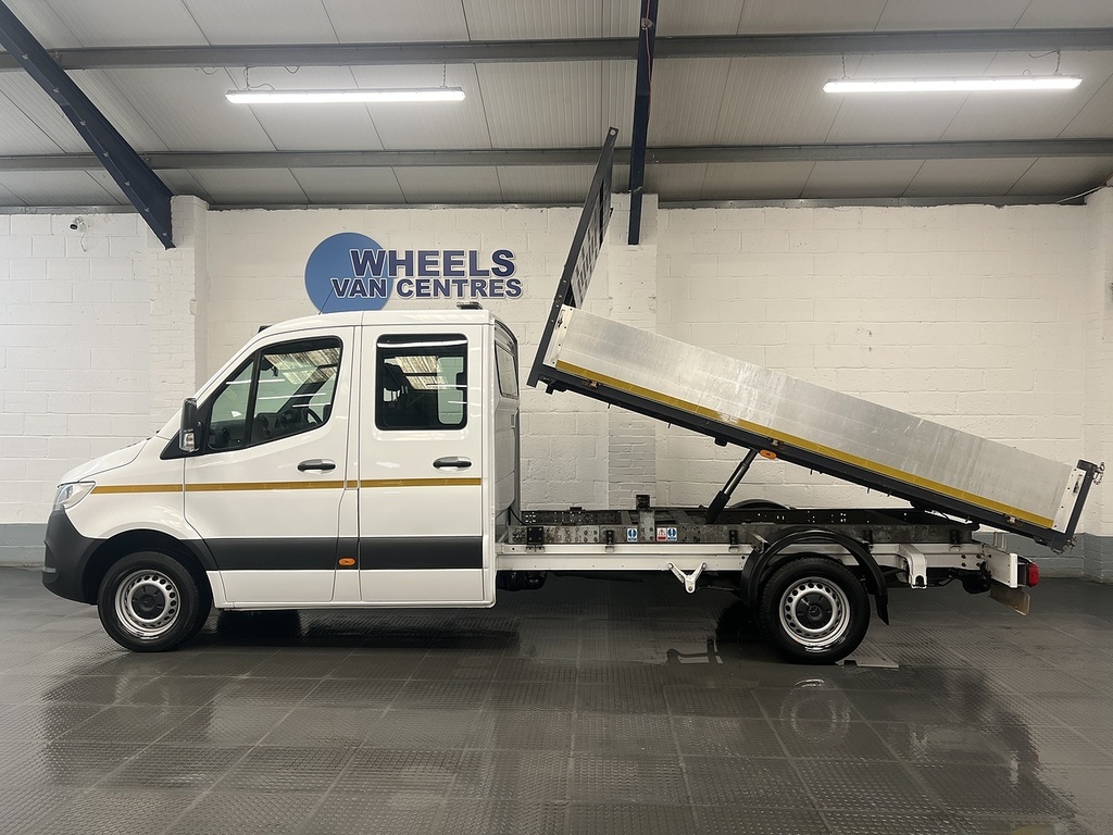 Mercedes-Benz Sprinter 2.1 314 Cdi Double Cab Tipper Rw KS23NLL White #2