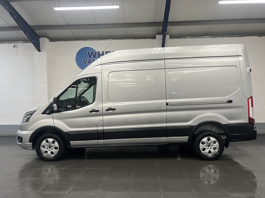 Ford Transit Custom 2.0 350 Ecoblue Limited Panel Van WN75GVZ Silver #2