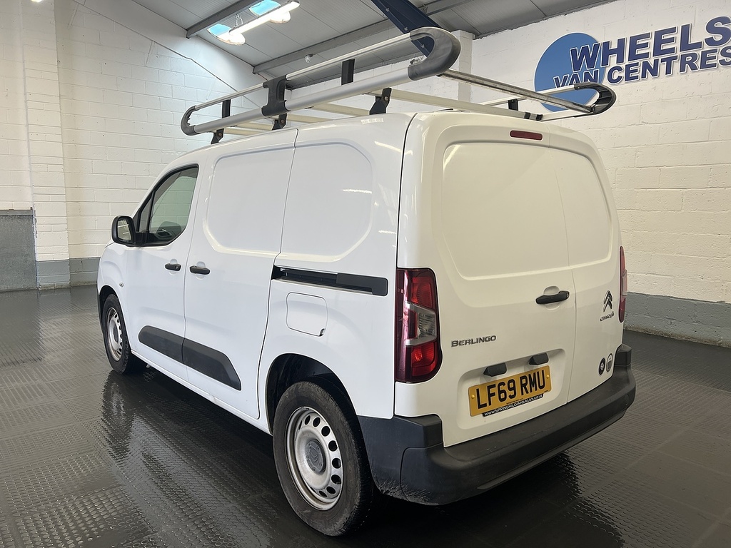 Citroen Berlingo 1.5 Bluehdi 1000 Worker M Panel Van Man White #2