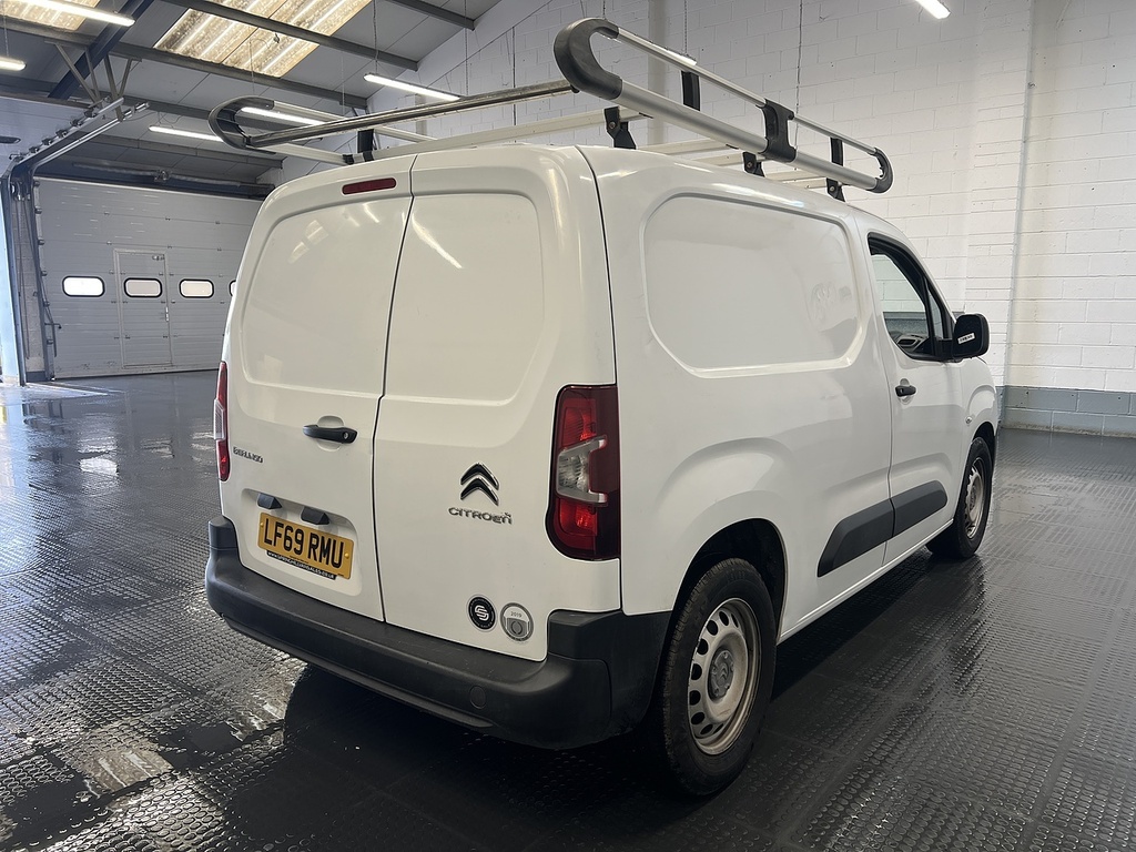 Citroen Berlingo 1.5 Bluehdi 1000 Worker M Panel Van Man White #3