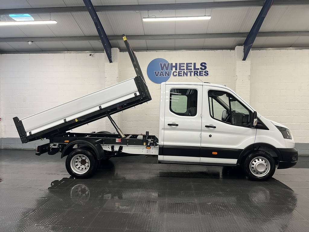 Ford Transit Custom 350 Ecoblue Leader 2.0 Tipper WX75LWA White #6