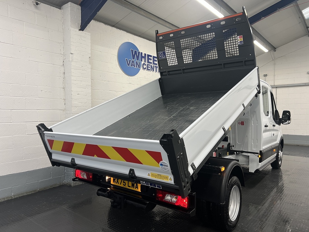 Ford Transit Custom 350 Ecoblue Leader 2.0 Tipper WX75LWA White #5