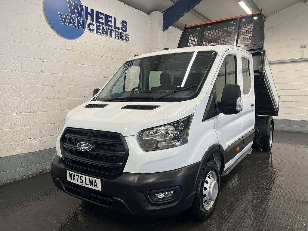 Ford Transit Custom 350 Ecoblue Leader 2.0 Tipper White