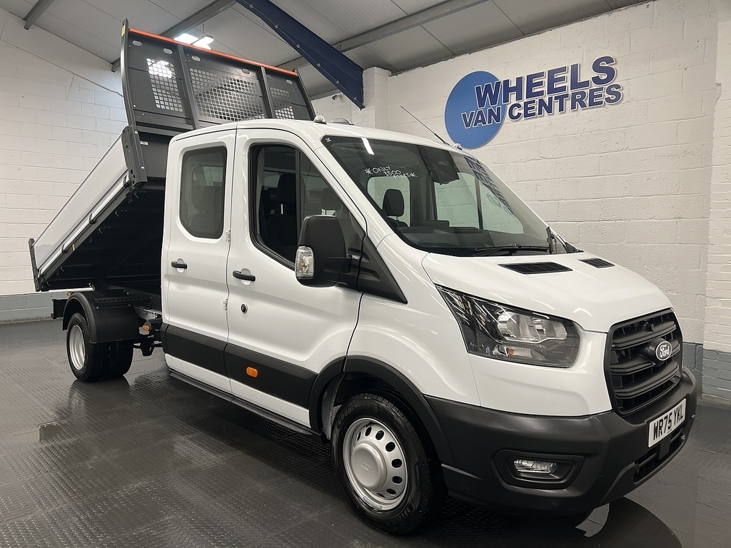 Ford Transit Custom 350 Ecoblue Leader 2.0 Tipper WR75YKL White #6