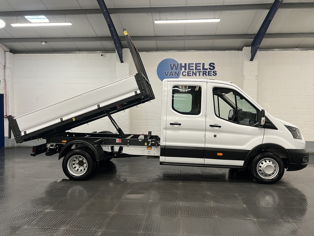 Ford Transit Custom 350 Ecoblue Leader 2.0 Tipper WR75YKL White #5