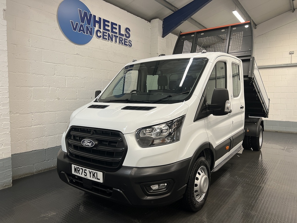 Ford Transit Custom 350 Ecoblue Leader 2.0 Tipper White
