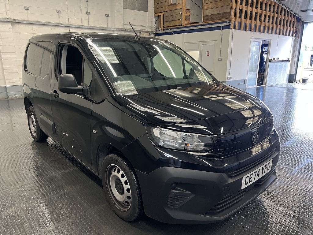 Peugeot Partner 1.5 Bluehdi 1000 Professional Standard Panel Van 5 CE74YPG Black #4