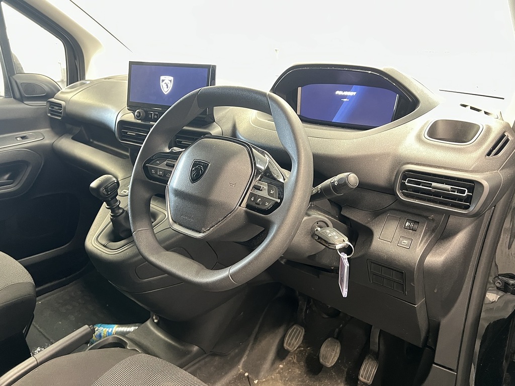 Peugeot Partner 1.5 Bluehdi 1000 Professional Standard Panel Van 5 CE74YPG Black #6