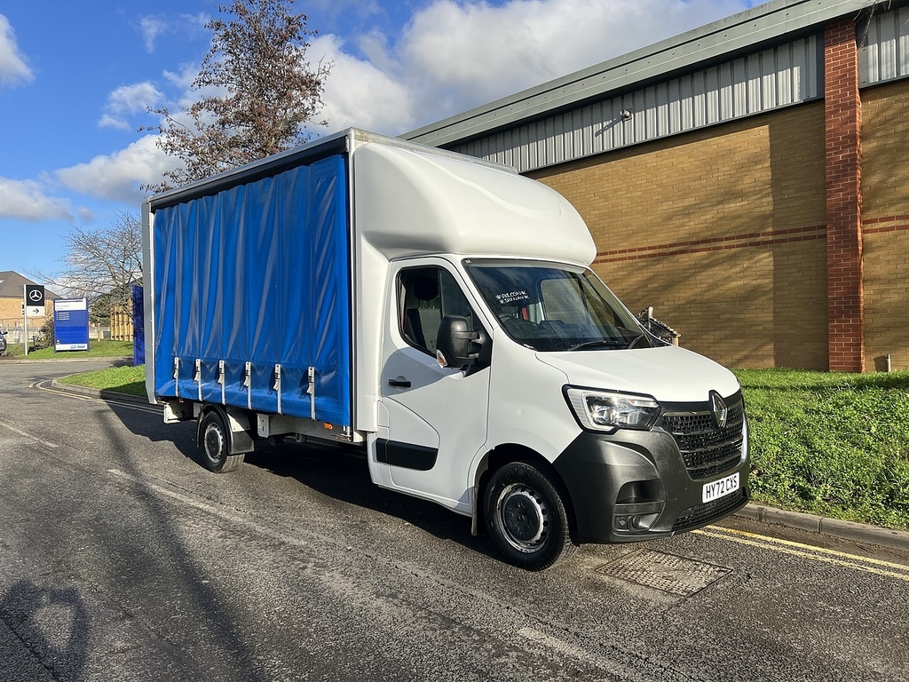 Renault Master 2.3 Curtain Side HY72CXS White #4